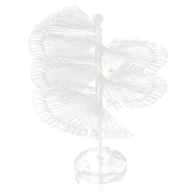 Soporte de Exhibición de Tabla de Colores para Decoración de Uñas, Estante de Exhibición de Uñas Postizas en Espiral, Estante de Muestra de Uñas Portátil Extraíble en Forma de