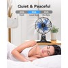 AaoLin USB Desk Fan, Small Fans with CVT Variable Speeds,