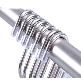 GCA 10 Pack 304 Stainless Steel Heavy-Duty S Shaped Hooks Kitchen Pot Pan Hanger Clothes Storage Rack