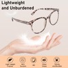 KoKoBin 3 Pack Reading Glasses for Women 1.25 Round Style