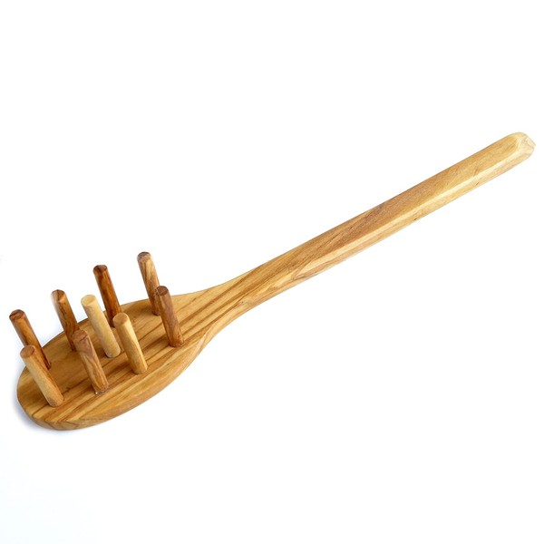 [arteinolivo] Olive Wood Spaghetti Spoon (31 cm)