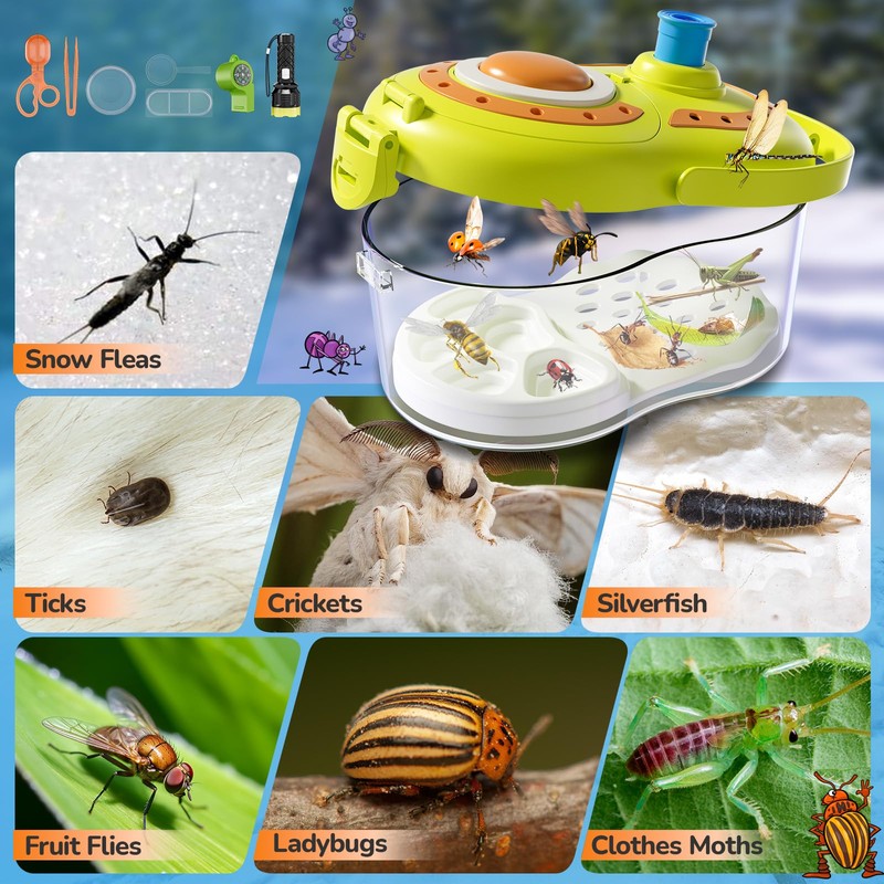 Bug Catcher for Kids, Kids Bug Catching Kit with Insect