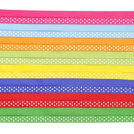 QingHan 3/8" Grosgrain Ribbon for Gifts Wrapping Crafts Boutique Fabric Ribbon 160yd (80x2yd)