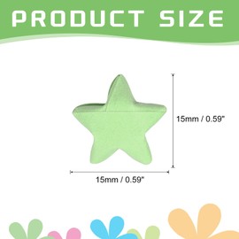 sourcing map 136pcs Pre-Made Origami Lucky Stars Paper Wishing Star Pale Green for Best Wish Christmas Party Wedding Valentine's Day Girl Friends Gift