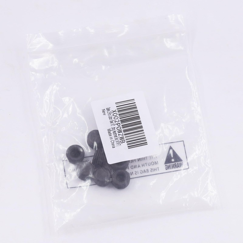 Glarks 10Pcs Carbon Steel 1/4'' Pipe Plug Fitting