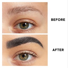 Boobeen Peel Off Eyebrow Gel, Brow Gel Mascara with Eyebrow Stamp Stencils, Waterproof Eyebrow Coloring Cream with Ultra-long Wear