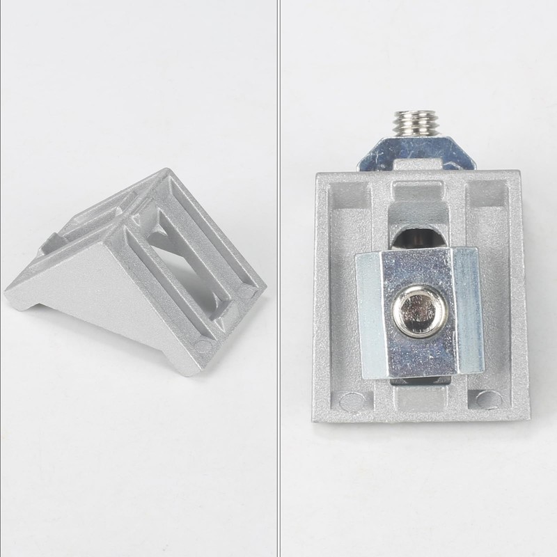 NAHUAA Mounting Material Angle Aluminium Profile 40 x 40 Groove