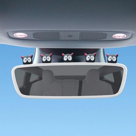 DUSCOKE 5PCS Cute Devil Car Dashboard Ornament, Funny Auto Rear View Mirror Accessories, Vehicle Interior Decorations Ornament Accessories for Home, Office, Garden (Devil)