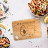 Mr. & Mrs. Panda Bamboo Chopping Board Avocado Toast Gift,