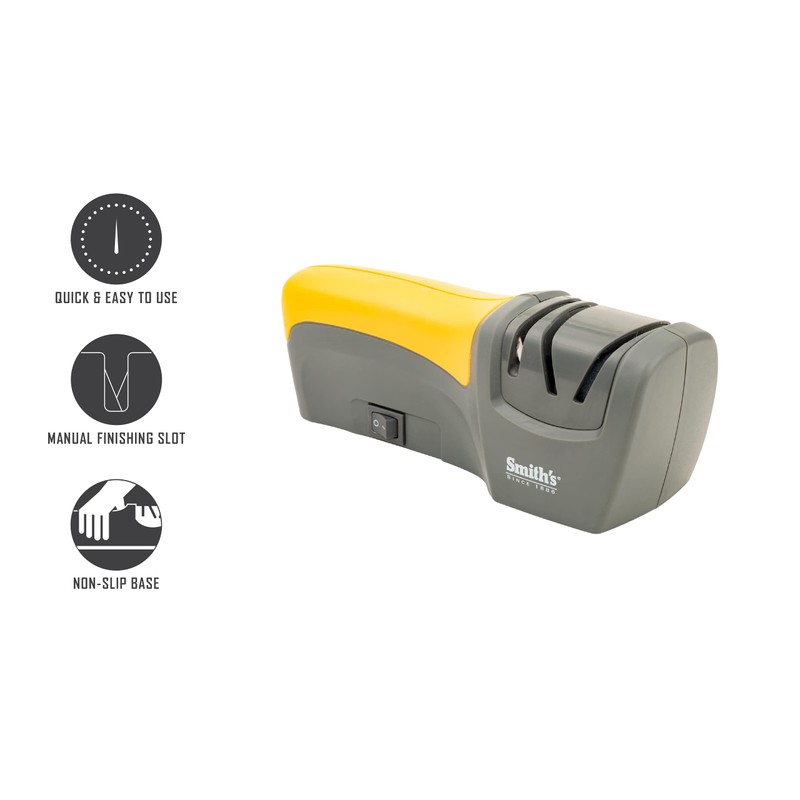 Smith's 50005 Edge Pro Compact Electric Knife Sharpener - Yellow