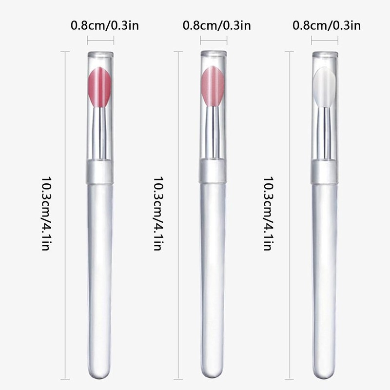 Aplicador de Labios de Silicona Portátil y Reutilizable - Pincel