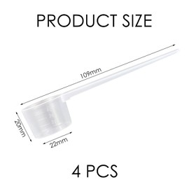 Pack of 4 Kitchen Measuring Spoons, Long Handle Measuring Spoons, Tea Coffee Measuring Spoons, Scale Measuring Spoons, Long Handle Measuring Spoons, Restaurant Measuring Spoons