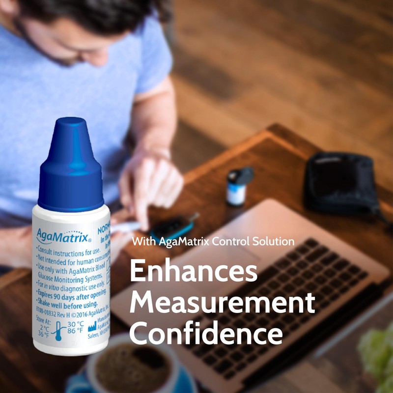 AgaMatrix Wavesense Normal Control Solution, 1 Vial (6 Ml)