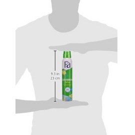 Fa Caribbean Lemon Deodorant Spray - 6.75 oz (199 ml) - Fresh Citrus Scent