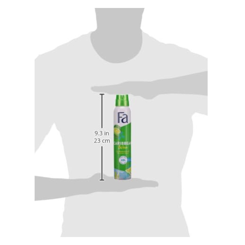 Fa Caribbean Lemon Deodorant Spray - 6.75 oz (199 ml)