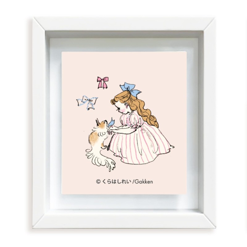KHR001 Kurahashi Rei Art Frame Frame Miniature Cat Black Cat