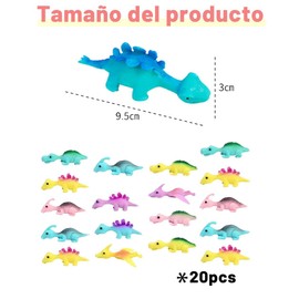 Genérico 20 Piezas Dinosaurios Juguetes para NiñOs, Juguetes PiñAta, Juguetes para PiñAta, Juguetes para PiñAtas Infantiles, Divertido Juguete Dinosaurio, Regalos para NiñOs, Juguetes para Fiestas