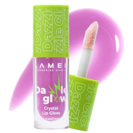 Lamel Dazzle Glow Crystal Clear Lip Gloss - Hydrating Lip Gloss - Non Sticky Lip Gloss - Colored Lip Gloss - Lip Gloss Color - Mini Lip Gloss - Moisturizing Lip Gloss - №406 Empower