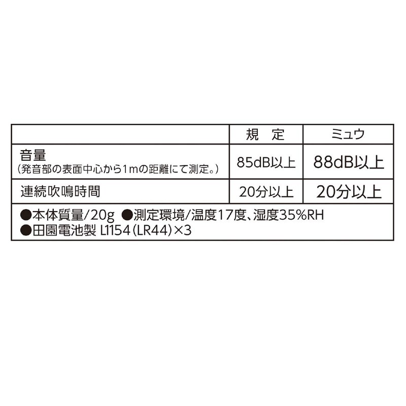 アーテック 小型防犯ブザー ミュウ ライトグリーン 070417 24~24.5cm