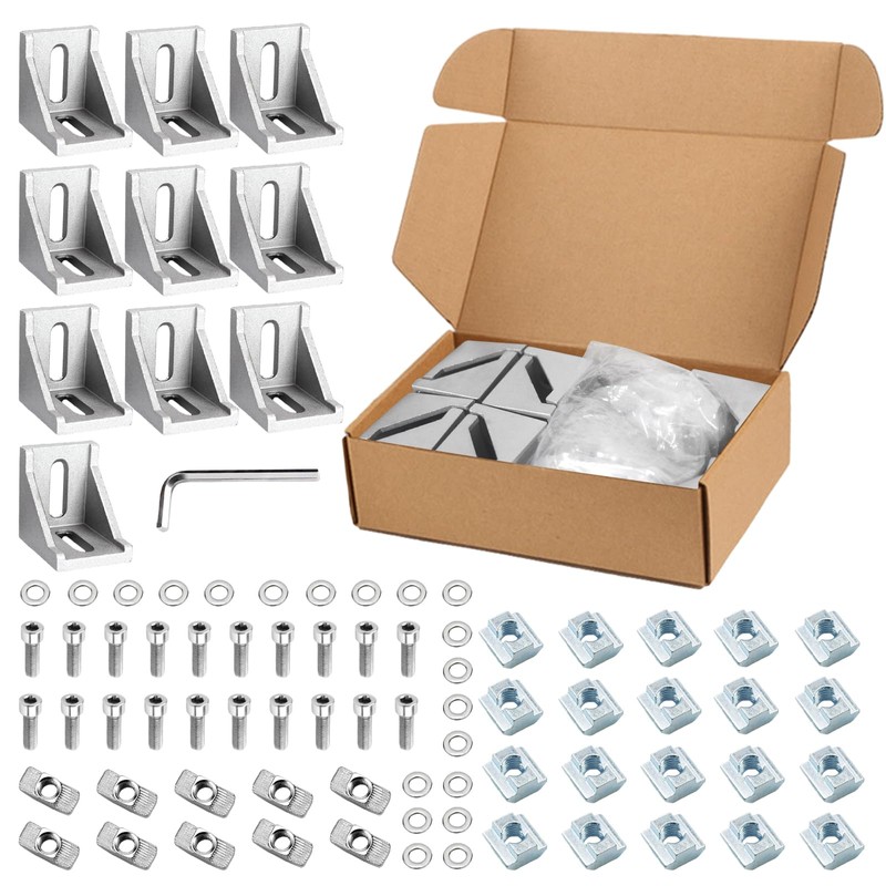 Kinisty Aluminium Profile Angle 40 x 40 mm Angle Connector