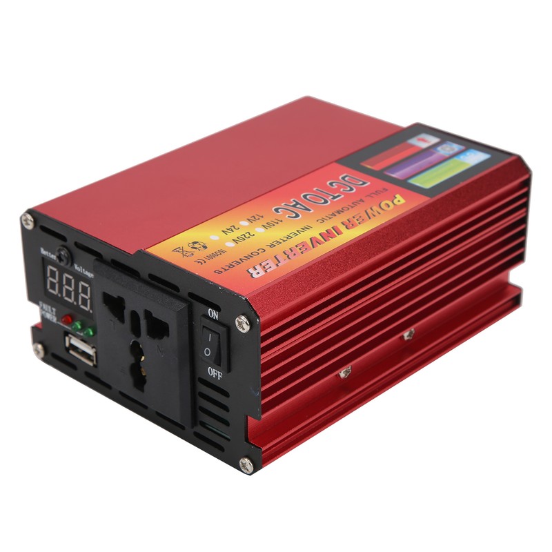 600W Car Power Inverter 12V DC to AC Converter Modified