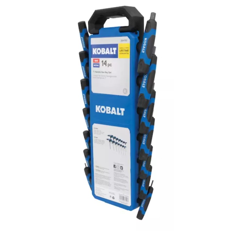 Kobalt 14 Piece T-Handle Hex Key Set