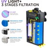 Internal Fish Tank Filter with 5W UV Light, Multi Filter
