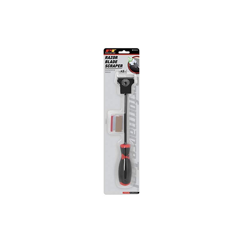 Performance Tool W1513 Ergonomic Non-Slip Molded Grip with 6 Blades
