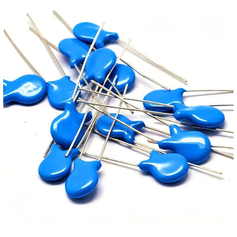 Tecneu 100 Piezas Capacitores Cerámicos 22nF 1kV 223 Azul PCB