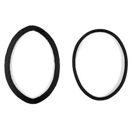 Scunci No Damage Assorted Size 4mm & 2mm Elastics, 36 Count (3-Pack)