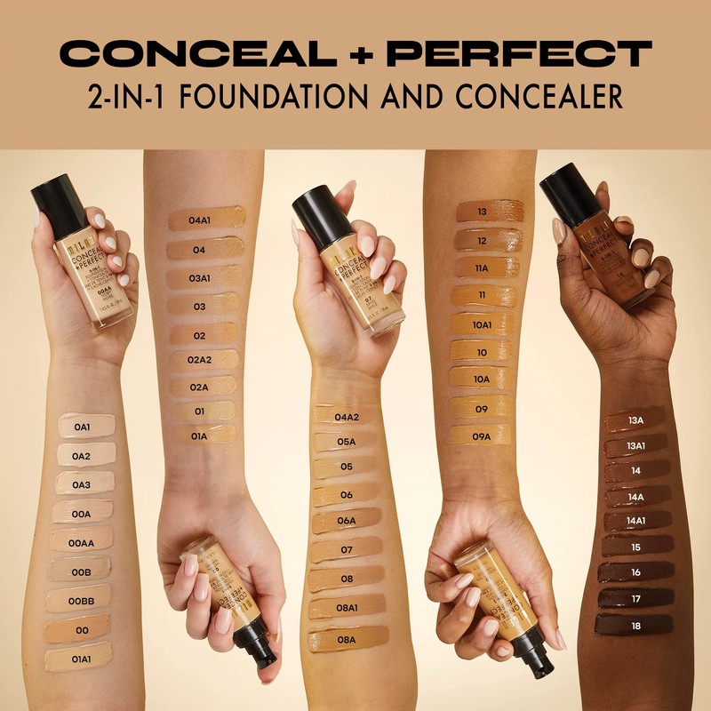 Conceal + Perfect 2-In-1 Foundation and Concealer 11A Nutmeg