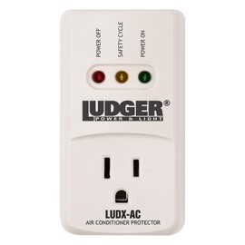 Ludger Power Surge Protector (LUDX-AC), ETL Certified, Reliable Protection, 4-Minute Safety Cycle, 3 Modes LED Indicator, 2/3 Prong Outlets, Fire-Resistant