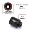 MIXPOWER 1/2-Inch Drive Deep Impact Socket Set, Inch, Cr-Mo, 6