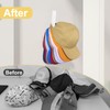 Hat Rack for Baseball Cap, Adhesive Ball Caps Holder on