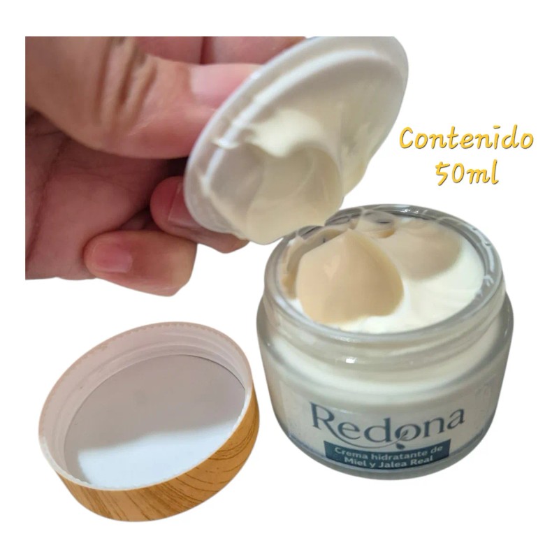 Crema Facial Redona Miel Y Jalea Real | Hidratación Profunda