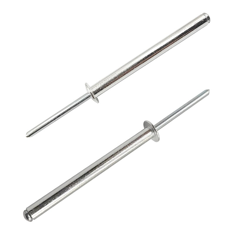 40pcs Aluminum Long Blind Rivets,Long Split Rivets, Pack of 40