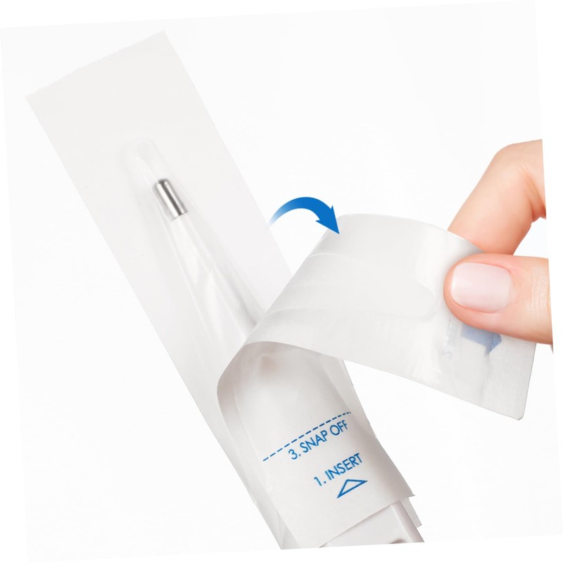 SAFIGLE 100pcs Disposable Thermometer Cover Safe Pe Material for Accurate