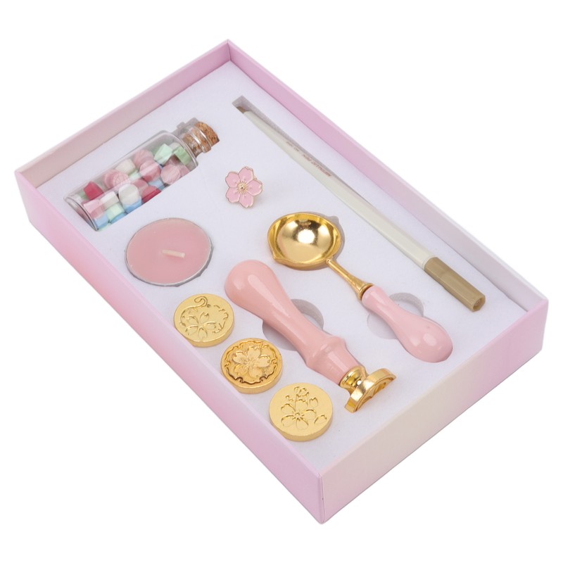 Seal Stamp Kit Replaceable Stamp Patterns Wax Seal Stamp Kit