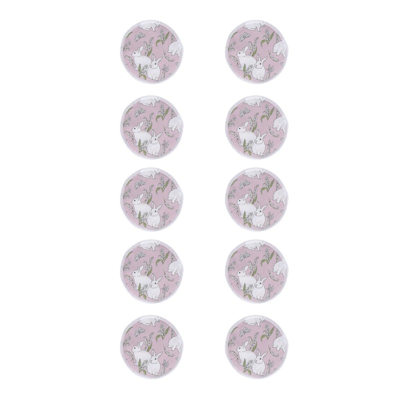 10Pcs Nursing Breast Pads Reusable Washable Breathable Comfortable Breastfeeding Nipple