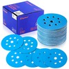 SpeTool 125mm 9 Holes 60 Pack Heavy Duty Velcro Backing