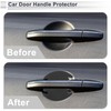 RATCHROLL 4 Pcs Universal Door Handle Sticker Anti-Scratches 83x90mm Auto