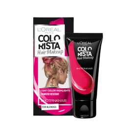 L'Oréal Paris Colorista Hair Makeup Temporary Hair Colour for Hot Pink Blondes 30 ml Pack of 2