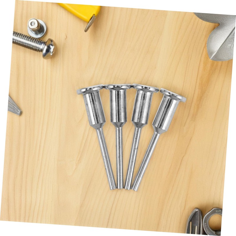 Zerodeko 4pcs Electric Drill to Polisher Adapter Durable Conversion Rod