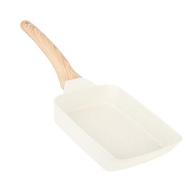 Tamagoyaki Pan, 7x6 inch Aluminum Alloy Japanese Omelette Pan Non Stick Flat Egg Frying Pan Breakfast Egg Roll Pan