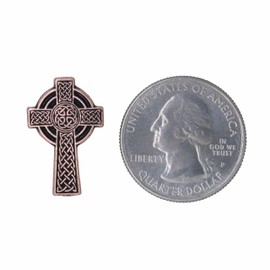 Jim Clift Design Celtic Cross Copper Lapel Pin - 1 Count