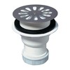 Wirquin SP411C Shower Plughole Vertical Outlet Screw-On Diameter 60 mm