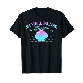 Sanibel Island Florida FL Seashell Shells Beach Souvenir T-Shirt