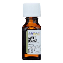 Aura Cacia Essential Oil Sweet Orange - 0.5 fl oz