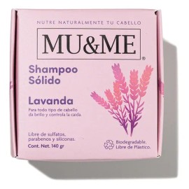 Shampoo Solido Mu&me Lavanda Anticaida 140gr