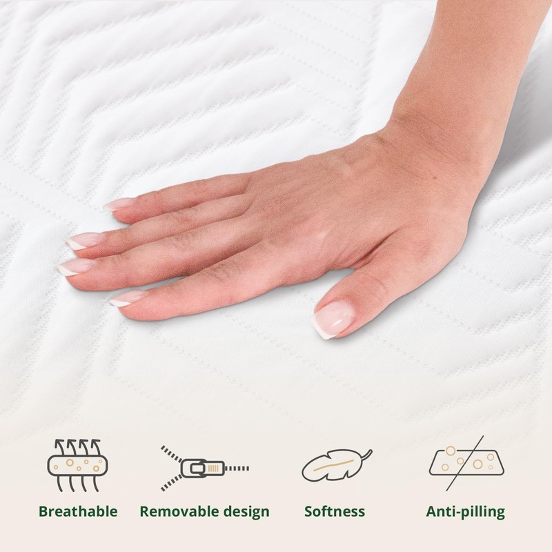 Emerspring Twin Mattress, 12 Inch Twin Size Mattress in a